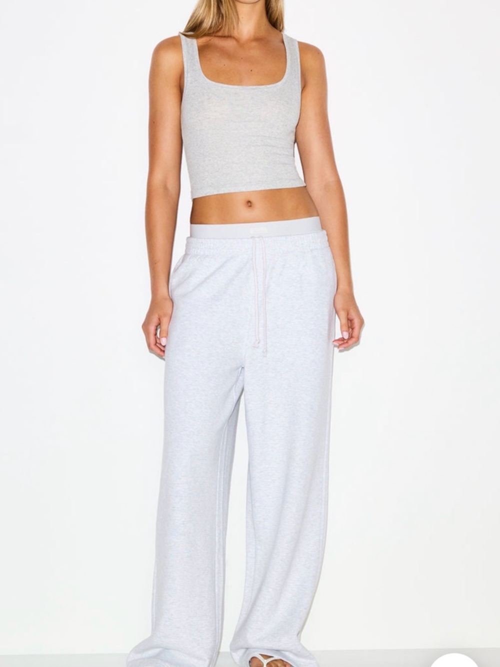 SKIMS Oversized Double Waisteband Pant